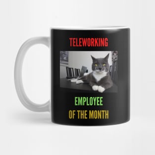 Teleworking - Employee of the Month: The Cat II Mug